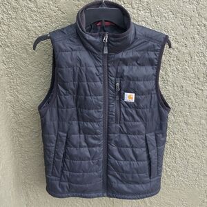 Carhartt Men's Black Quilted Vest small